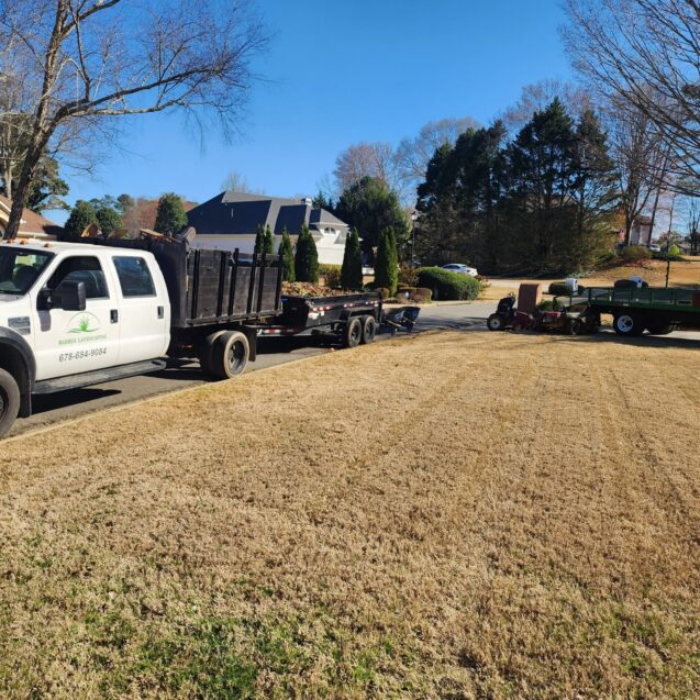 Barber Landscaping Truck CUmming GA Barber Landscaping Truck CUmming GA