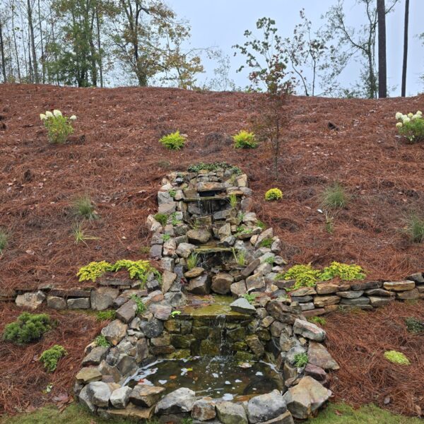 water feature waterfall landscaping cumming ga water feature waterfall landscaping cumming ga